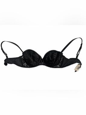 🌟✨Victoria's Secret NWT 36C Black Lace Underwire Bra Sheer Mesh Lingerie🌟✨❤️